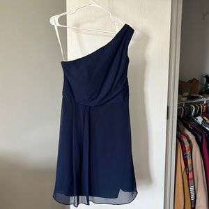 Davids Bridal. Size 12. Color:Marine. Style W10941. Worn for 1 wedding